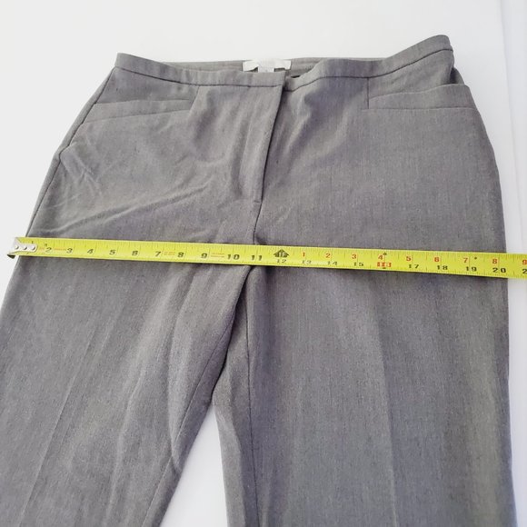 Chico's Pants Retro Wide Leg Work Career Casual Trousers Classic Grey M - Picture 10 of 13